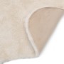 Cream synthetic rabbit hair rug 65x95 cm by vidaXL, Rugs - Ref: Foro24-285110, Price: 28,01 €, Discount: %