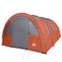 Camping tent with tunnel 4 people waterproof gray orange by , tents - Ref: Foro24-94402, Price: 227,43 €, Discount: %