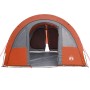 Camping tent with tunnel 4 people waterproof gray orange by , tents - Ref: Foro24-94402, Price: 227,43 €, Discount: %