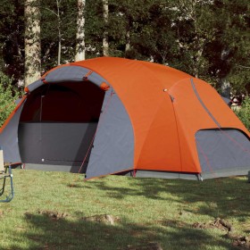 Crossvent family tent 8 people waterproof gray and orange by , tents - Ref: Foro24-94423, Price: 165,04 €, Discount: %