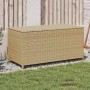 Garten-Aufbewahrungsbox, synthetischer Rattan-Beige-Mix, 190 l von , Aufbewahrungsboxen für den Außenbereich - Ref: Foro24-36...