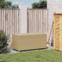 Garden storage box synthetic rattan beige mix 190L by , Outdoor storage boxes - Ref: Foro24-365323, Price: 113,49 €, Discount: %