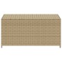 Garden storage box synthetic rattan beige mix 190L by , Outdoor storage boxes - Ref: Foro24-365323, Price: 113,49 €, Discount: %