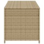 Garden storage box synthetic rattan beige mix 190L by , Outdoor storage boxes - Ref: Foro24-365323, Price: 113,49 €, Discount: %