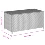 Garden storage box synthetic rattan beige mix 190L by , Outdoor storage boxes - Ref: Foro24-365323, Price: 113,49 €, Discount: %