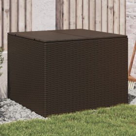 Brown synthetic rattan garden storage box 291L by , Outdoor storage boxes - Ref: Foro24-365337, Price: 131,99 €, Discount: %