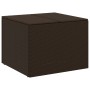 Brown synthetic rattan garden storage box 291L by , Outdoor storage boxes - Ref: Foro24-365337, Price: 131,36 €, Discount: %