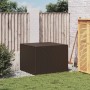 Brown synthetic rattan garden storage box 291L by , Outdoor storage boxes - Ref: Foro24-365337, Price: 131,36 €, Discount: %