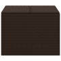 Brown synthetic rattan garden storage box 291L by , Outdoor storage boxes - Ref: Foro24-365337, Price: 131,36 €, Discount: %