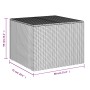 Brown synthetic rattan garden storage box 291L by , Outdoor storage boxes - Ref: Foro24-365337, Price: 131,36 €, Discount: %