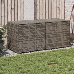 Gray synthetic rattan garden storage box 283L by , Outdoor storage boxes - Ref: Foro24-365314, Price: 123,99 €, Discount: %