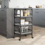 Carrito de cocina madera ingeniería gris Sonoma 45x35x89,5 cm de , Carros de cocina y comedor - Ref: Foro24-842329, Precio: 6...