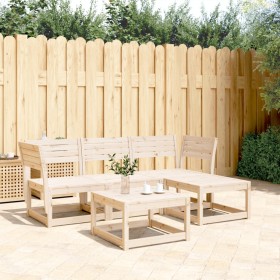 Garden furniture set 4 pieces solid pine wood by , Garden sets - Ref: Foro24-3216905, Price: 259,51 €, Discount: %