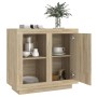 Sonoma oak sideboard 80x40x75 cm by , Sideboards - Ref: Foro24-811829, Price: 95,99 €, Discount: %