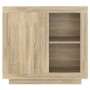 Sonoma oak sideboard 80x40x75 cm by , Sideboards - Ref: Foro24-811829, Price: 95,99 €, Discount: %