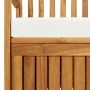 Storage bench with solid acacia wood cushion 170 cm by vidaXL, garden benches - Ref: Foro24-45912, Price: 291,79 €, Discount: %