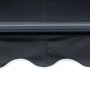 Manual retractable awning with LED anthracite gray 400x300 cm by , Awnings - Ref: Foro24-3051245, Price: 392,04 €, Discount: %