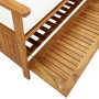 Storage bench with solid acacia wood cushion 170 cm by vidaXL, garden benches - Ref: Foro24-45912, Price: 291,79 €, Discount: %