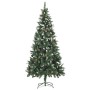 Artificial Christmas tree with pine cones and white glitter 210 cm by vidaXL, Christmas trees - Ref: Foro24-284319, Price: 91...