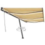 Manual retractable awning with yellow and white LED light 600x350 cm by , Awnings - Ref: Foro24-3069883, Price: 741,80 €, Dis...