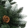 Artificial Christmas tree with pine cones and white glitter 210 cm by vidaXL, Christmas trees - Ref: Foro24-284319, Price: 91...