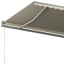 Cream manual retractable foot awning 500x350 cm by , Awnings - Ref: Foro24-3069857, Price: 564,62 €, Discount: %