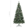 Künstlicher Weihnachtsbaum mit Tannenzapfen und weißem Glitzer 210 cm von vidaXL, Weihnachtsbäume - Ref: Foro24-284319, Preis...