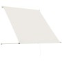 Cream retractable awning 100x150 cm by , Awnings - Ref: Foro24-145892, Price: 42,99 €, Discount: %