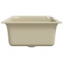 Fregadero de cocina de granito de dos senos beige de , Fregaderos - Ref: Foro24-151931, Precio: 218,61 €, Descuento: %