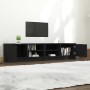 TV-Schrank 2 Stück schwarzes Sperrholz 80x35x36,5 cm von , TV-Möbel - Ref: Foro24-811469, Preis: 104,36 €, Rabatt: %