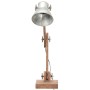 Round silver industrial table lamp 58x18x90 cm E27 by , Lamps - Ref: Foro24-320551, Price: 52,70 €, Discount: %