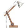 Round silver industrial table lamp 58x18x90 cm E27 by , Lamps - Ref: Foro24-320551, Price: 52,70 €, Discount: %