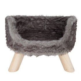 DISTRICT70 NORDIC Plüsch-Katzenbett silber von DISTRICT70, Katzenbetten - Ref: Foro24-426063, Preis: 77,99 €, Rabatt: %