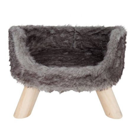 DISTRICT70 NORDIC plush cat bed silver by DISTRICT70, Cat beds - Ref: Foro24-426063, Price: 77,99 €, Discount: %