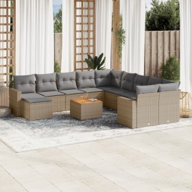 Garden sofa set 12 pieces and brown synthetic rattan cushions by , Modular outdoor sofas - Ref: Foro24-3224421, Price: 765,99...