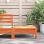 Gartenhocker aus massivem Kiefernholz wachsbraun von , Modulare Sofas für den Außenbereich - Ref: Foro24-838016, Preis: 42,99...