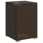 Brown rattan covered table for 40x40x60 cm propane cylinder by , Garden tables - Ref: Foro24-366295, Price: 76,97 €, Discount: %