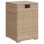 Mesa cubierta para bombona de propano ratán beige 40x40x60 cm de , Mesas de jardín - Ref: Foro24-366297, Precio: 97,51 €, Des...