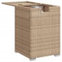 Mesa cubierta para bombona de propano ratán beige 40x40x60 cm de , Mesas de jardín - Ref: Foro24-366297, Precio: 97,51 €, Des...