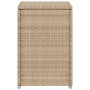 Mesa cubierta para bombona de propano ratán beige 40x40x60 cm de , Mesas de jardín - Ref: Foro24-366297, Precio: 97,51 €, Des...