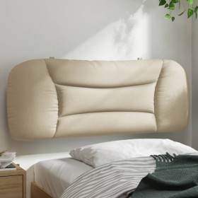 Padded headboard in cream fabric 100 cm by , Headboards and footboards - Ref: Foro24-374554, Price: 53,63 €, Discount: %