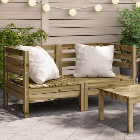 Garten-Ecksofas 2 Stk. imprägniertes Kiefernholz von , Modulare Sofas für den Außenbereich - Ref: Foro24-837990, Preis: 86,71...