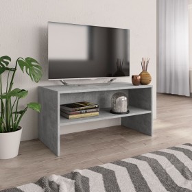 Concrete gray plywood TV cabinet 80x40x40 cm by vidaXL, TV Furniture - Ref: Foro24-800058, Price: 43,72 €, Discount: %