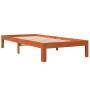 Estructura de cama madera maciza de pino marrón cera 90x190 cm de , Camas y somieres - Ref: Foro24-844164, Precio: 83,82 €, D...