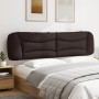 Dark brown fabric padded headboard 200 cm by , Headboards and footboards - Ref: Foro24-374619, Price: 90,99 €, Discount: %