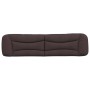 Dark brown fabric padded headboard 200 cm by , Headboards and footboards - Ref: Foro24-374619, Price: 90,99 €, Discount: %