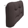 Dark brown fabric padded headboard 200 cm by , Headboards and footboards - Ref: Foro24-374619, Price: 90,99 €, Discount: %