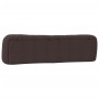 Dark brown fabric padded headboard 200 cm by , Headboards and footboards - Ref: Foro24-374619, Price: 90,99 €, Discount: %