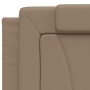 Cappuccino synthetic leather padded bed headboard 200 cm by , Headboards and footboards - Ref: Foro24-374818, Price: 57,73 €,...