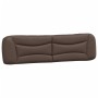 Cabecero de cama acolchado cuero sintético marrón 200 cm de , Cabeceros y pies de cama - Ref: Foro24-374625, Precio: 91,65 €,...